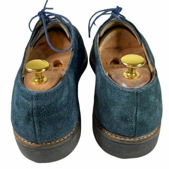 JACK WILLS Men’s Size 9 M Blue Suede Oxford Dress main image 7